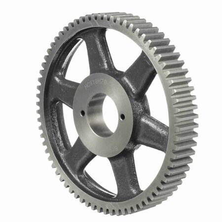 Browning Cast Iron Bushed Bore Spur Gear - 14.5 Pa 10 Dp, NCS10H70 NCS10H70